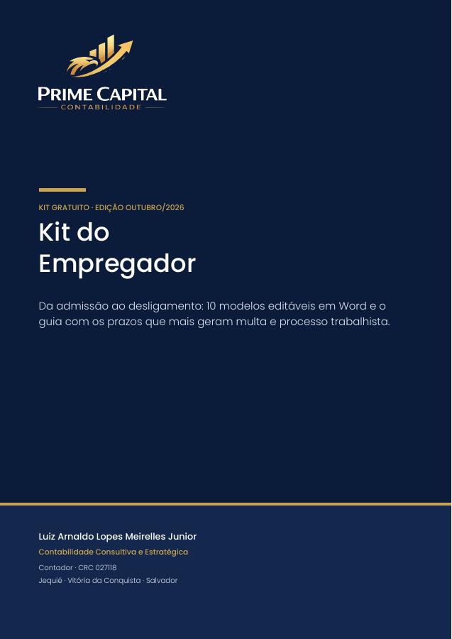 Capa: Kit do Empregador: da admissão ao desligamento
